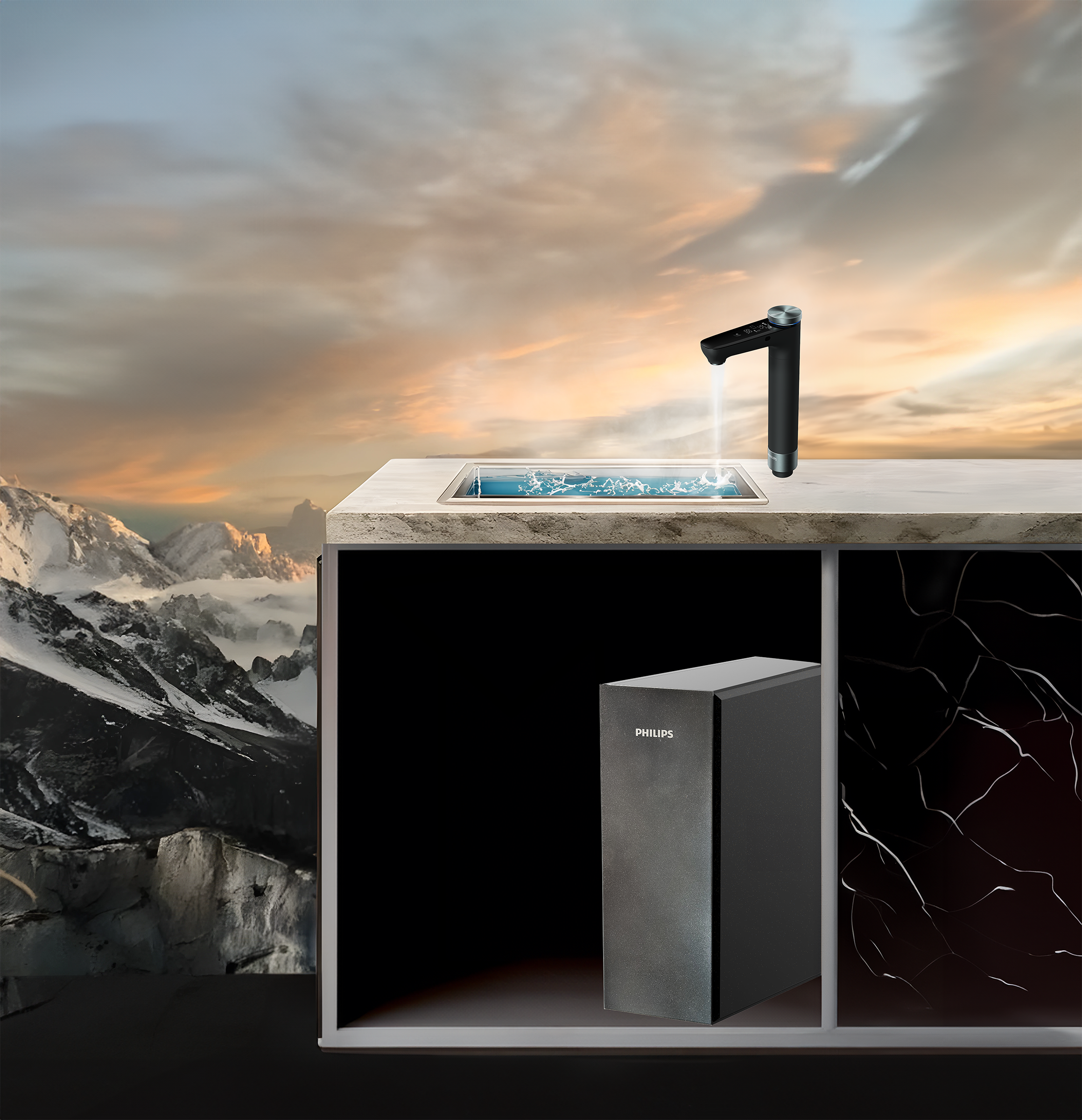 飛利浦 Philips|廚下型瞬熱RO機|水通道蛋白膜富鍶礦泉水瞬熱淨水器|AUT7060 |Promotions