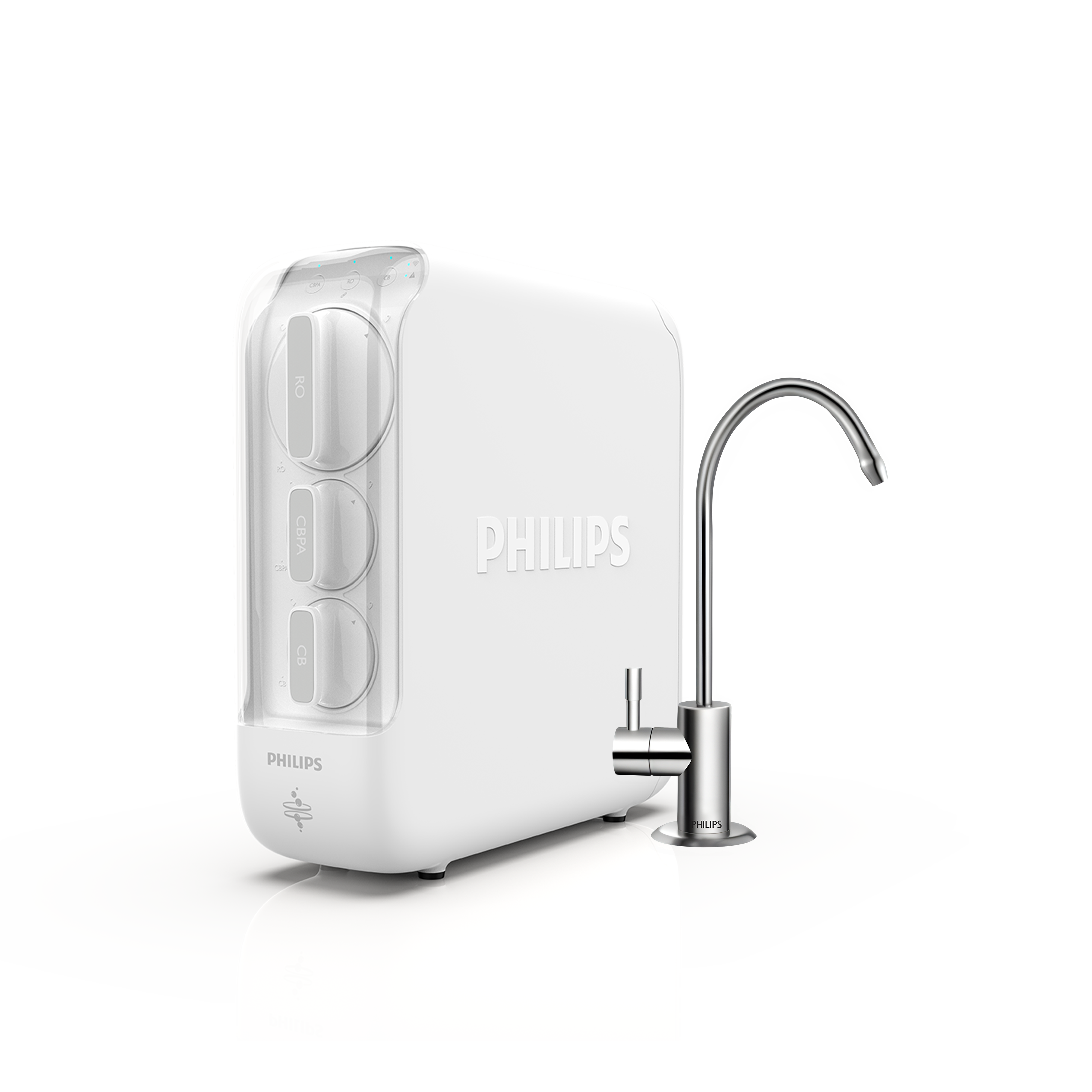 飛利浦 Philips|水通道蛋白膜RO廚下型淨水器|機械式水龍頭|900G|AUT7036