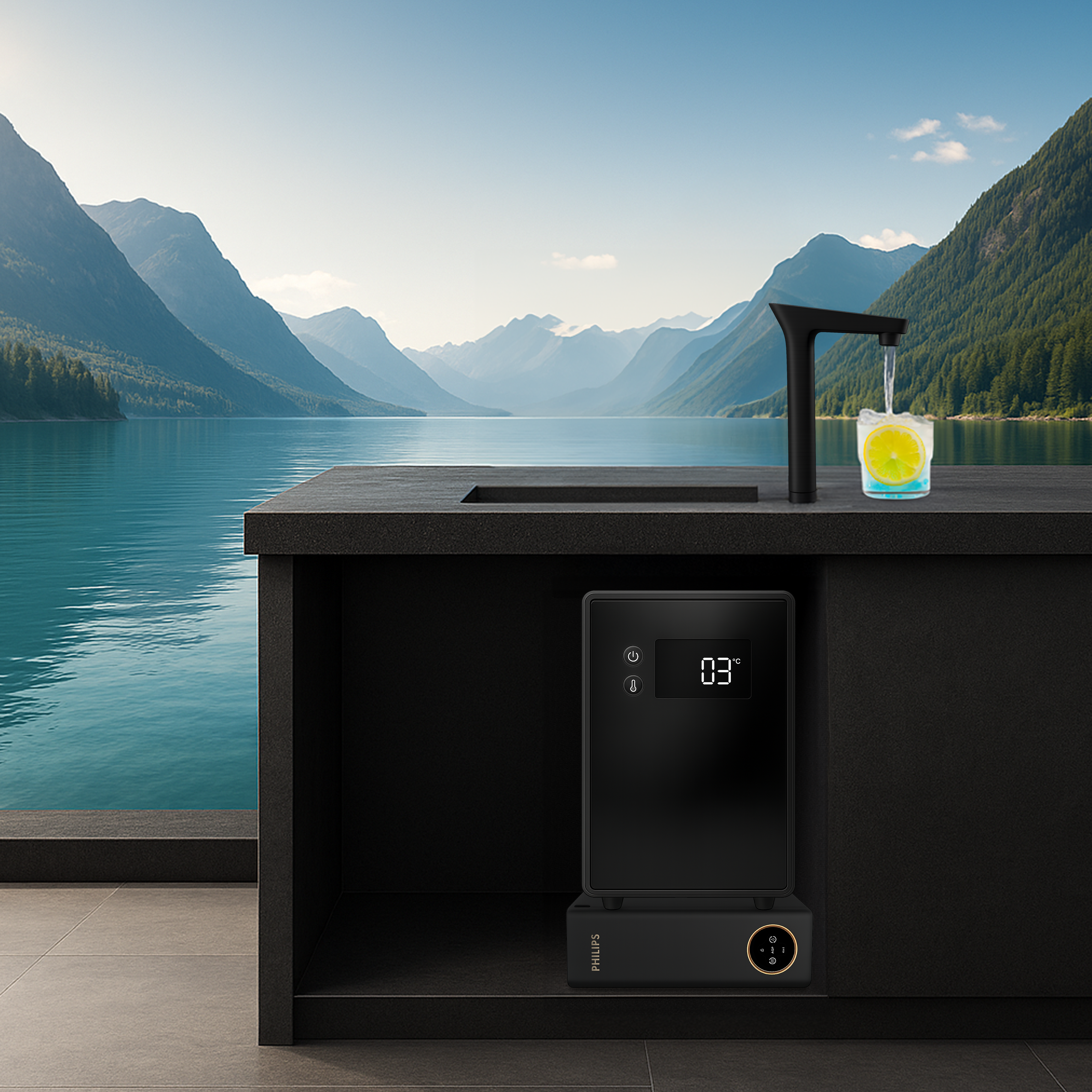 PHILIPS | AUT9322BU30 | 冰溫熱氣泡水RO瞬熱淨水器 | 廚下型 | 冰溫熱+氣泡水 四合一(開放預購中)